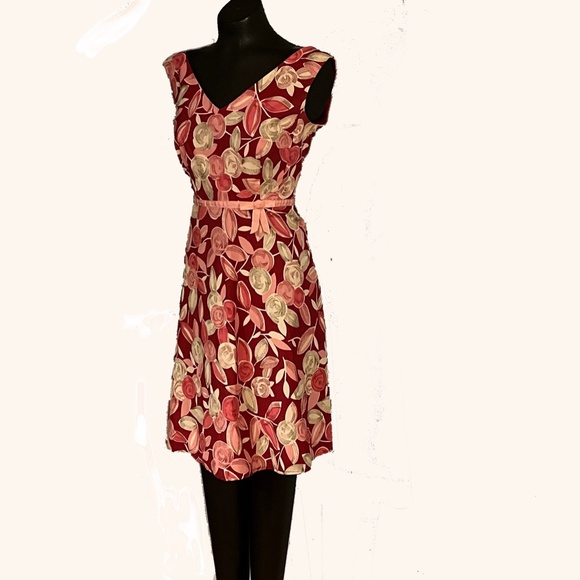JG Hook 50s Redux  Versatile &  Cool Cotton Party Dress Dinner Dress NWOT 8P - Picture 1 of 7